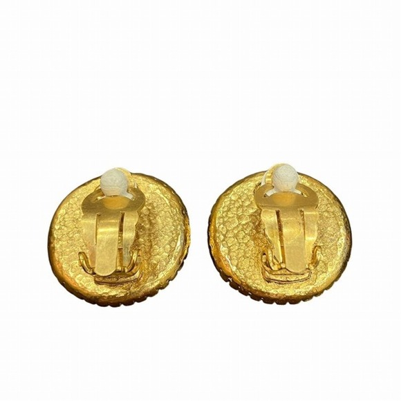 CHANEL Gold Coco Mark Earrings - Picture 3 of 9